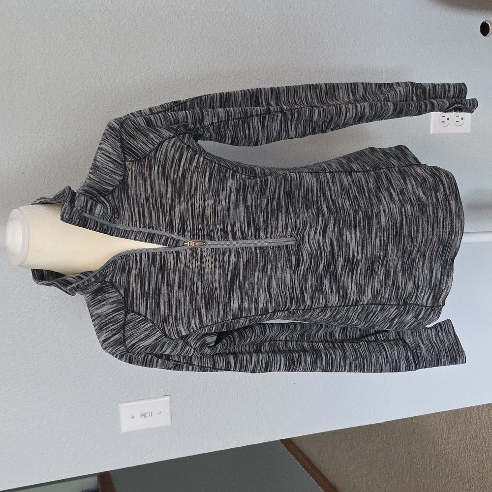Columbia Sportswear Sweater Sweatshirt Half-Zip Women’s Size Medium Black Gray